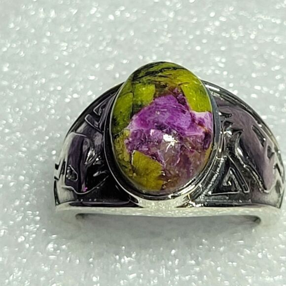 Tasmanian Stitchtite Sterling Silver Ring - Picture 1 of 10